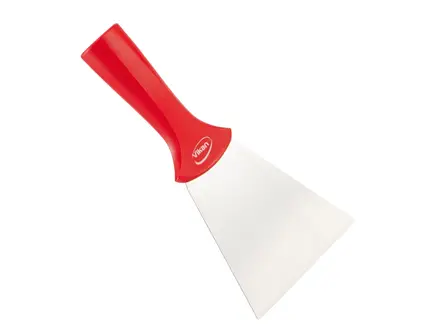Vikan 40114 Scraper for handle mounting Stainless steel blade 100 mm red